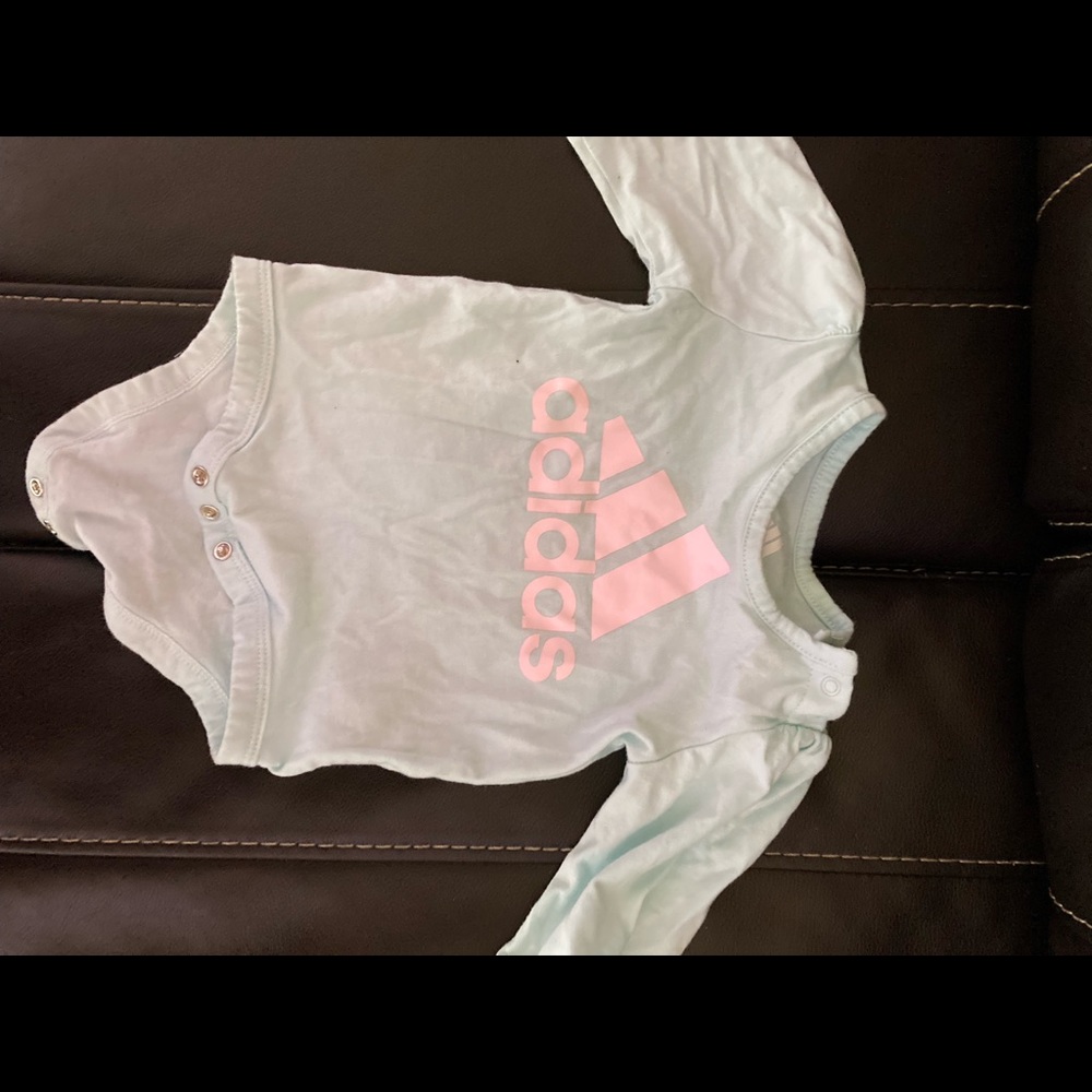 Adidas | Babys Onesie | 6M | Light Blue